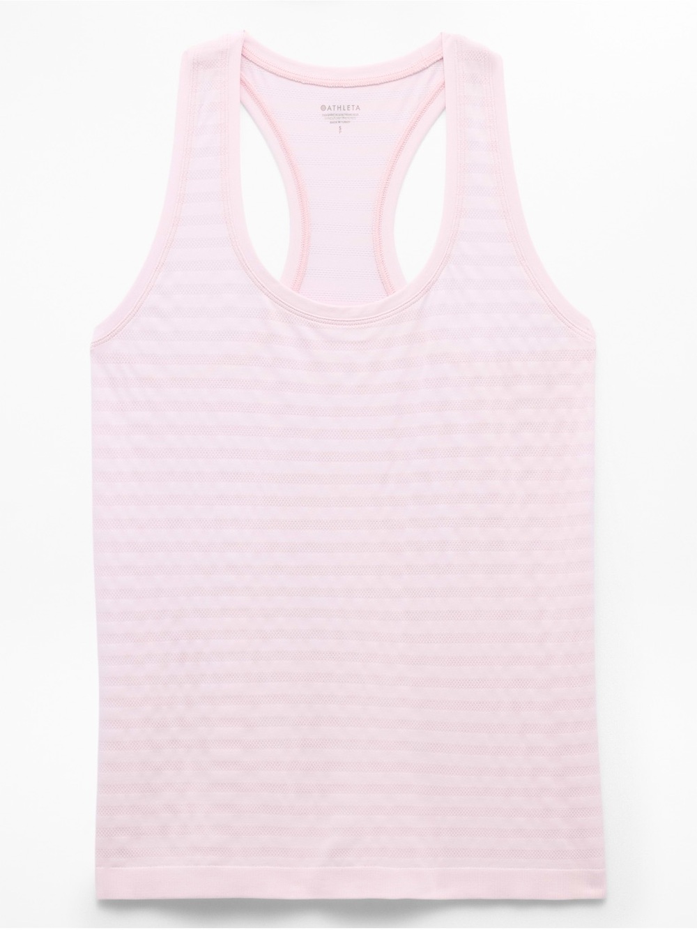 Athleta Momentum Flex Tank Light Pink Women's Seamless Racerback - Picture 3 of 8